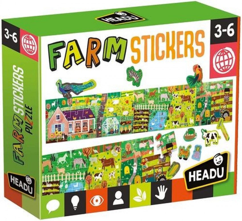 FARM STICKERS PUZZLE