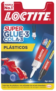  BLISTER TUBO LOCTITE PLASTICOS 2G+4ML 