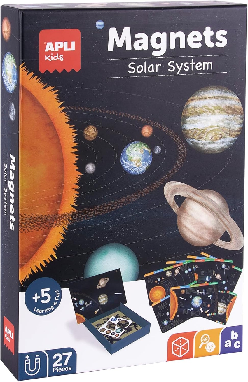 Juego magnetico sistema solar 27 piezas