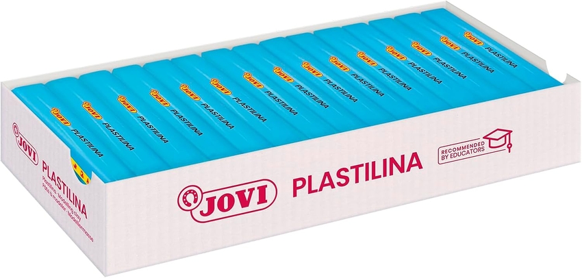  C/15 tacos plastilina mediana azul claro jovi 