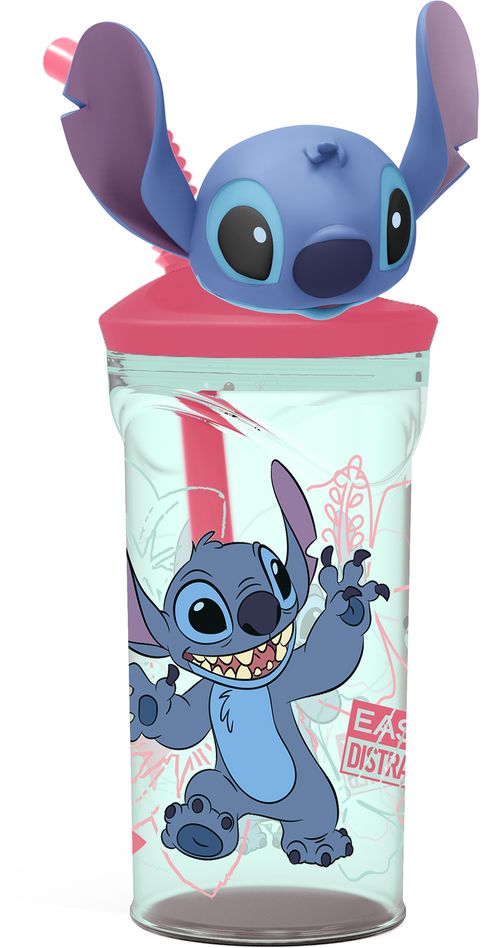 VASO FIGURITA 3D 360ML STITCH SWEET 9x23x6CM