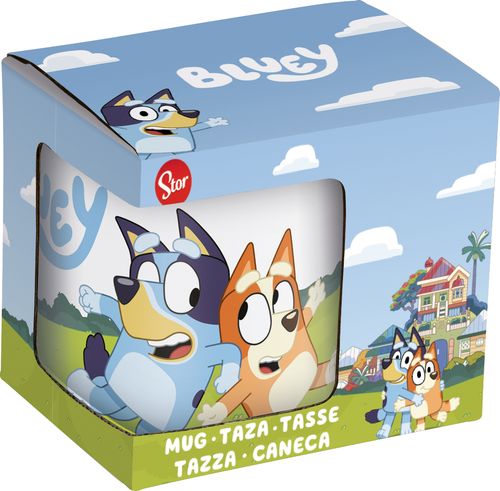 TAZA CERAMICA 325ml EN CAJA REGALO BLUEY WALK 11,7x10x8,7CM