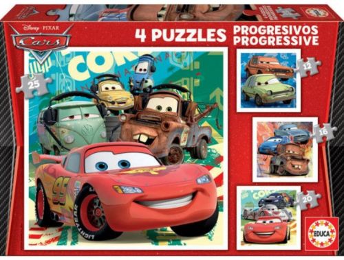 Cars 2 puzzle progresivo