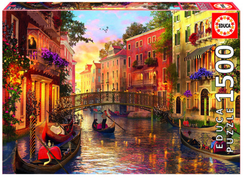 Atardecer en Venecia puzzle 1500 piezas