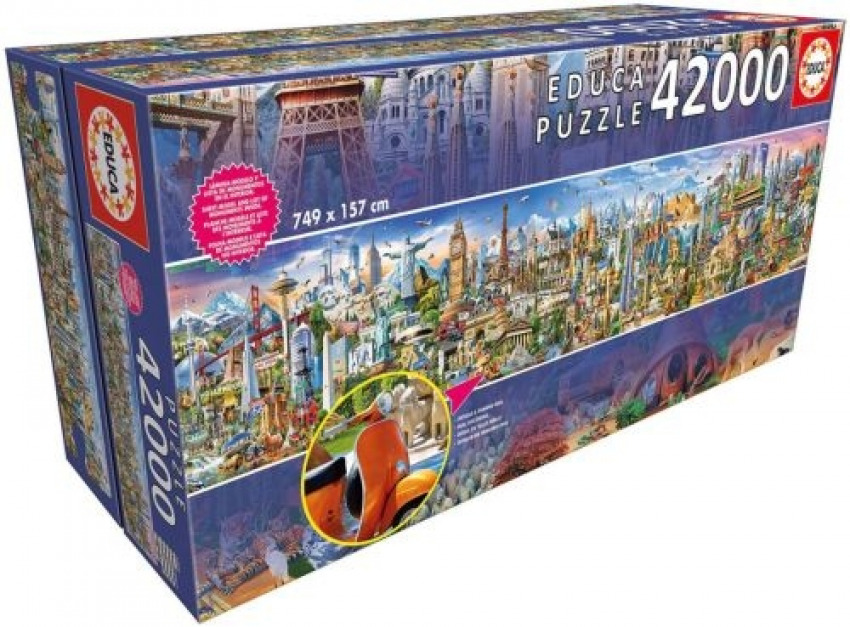 LA VUELTA AL MUNDO PUZZLE 42000 PIEZAS