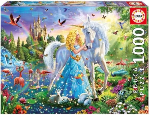 LA PRINCESA Y EL UNICORNIO PUZZLE 1000 PIEZAS