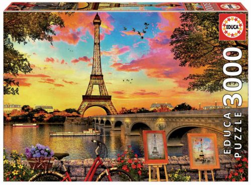 PUESTA DE SOL EN PARIS PUZZLE 3000 PIEZAS