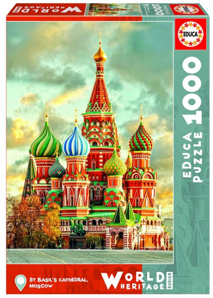 CATEDRAL DE SAN BASILIO, MOSCU PUZZLE 1000 PIEZAS