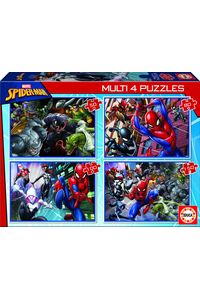 MULTI 4 PUZZLES 50-80-100-150 ULTIMATE SPIDER-MAN