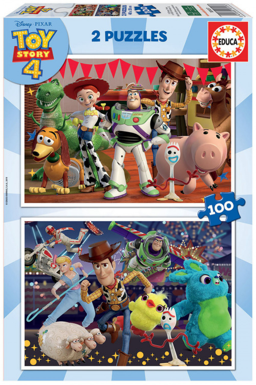 TOY STORY 4 PUZZLE 2X100 PIEZAS