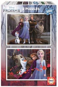 FROZEN 2 2 PUZZLES 100 PIEZAS