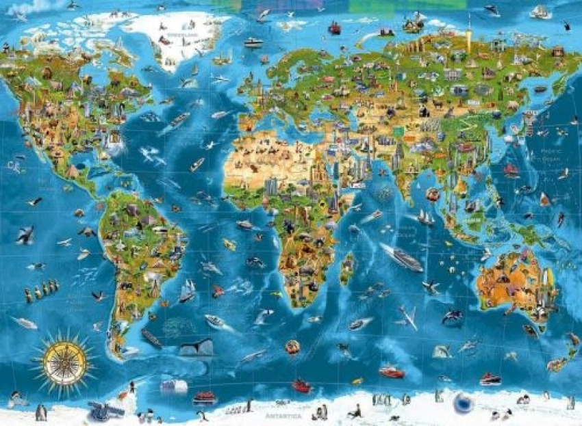 PUZZLE MARAVILLAS DEL MUNDO 1000 PIEZAS