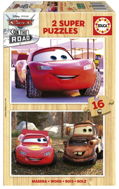 PUZZLE INFANTIL CARS 2X16 PIEZAS