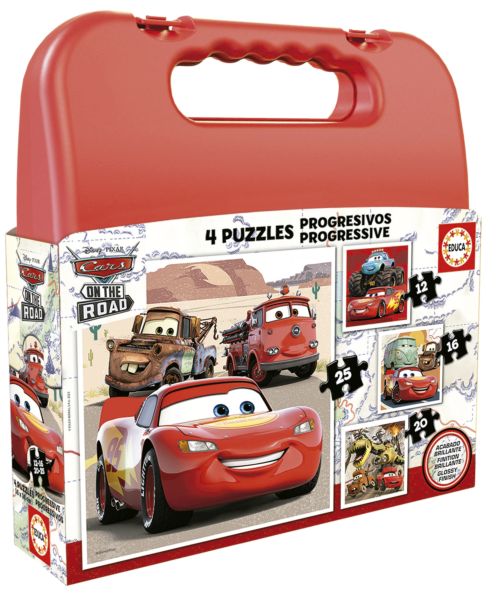 MALETA PROGRESIVOS CARS 12 14 20 25 PIEZAS