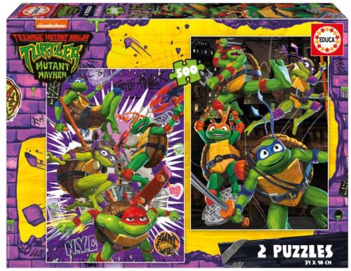 PUZZLE 2X500 PIEZAS TORTUGAS NINJA