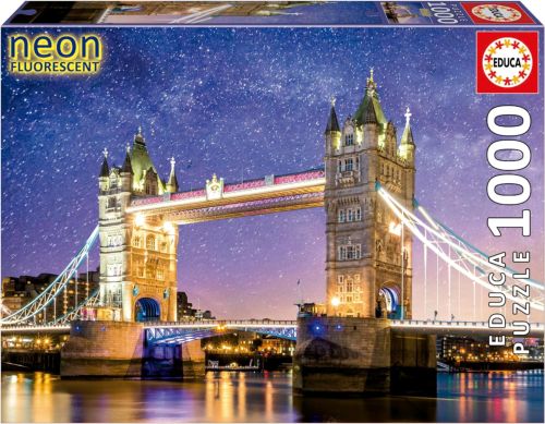 PUZZLE 1000 PIEZAS TOWER BRIDGE EFECTO NEON