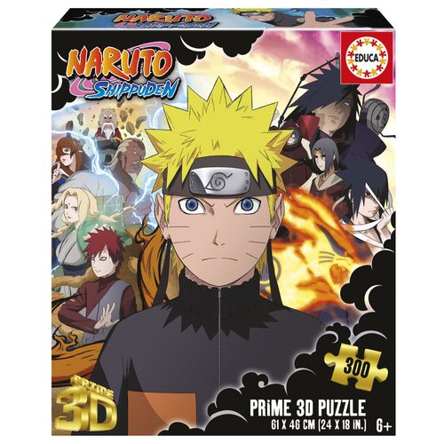 PUZZLE 3D LENTICULAR 300 PIEZAS NARUTO SHIPPUDEN