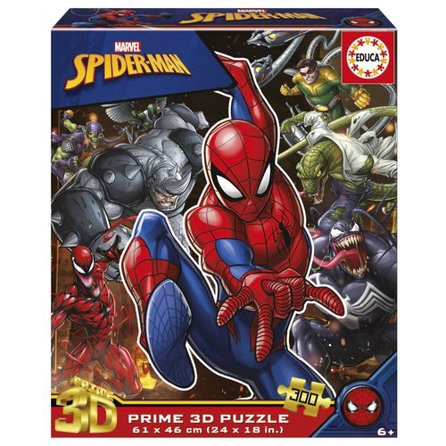 PUZZLE 3D LENTICULAR 300 PIEZAS SPIDERMAN