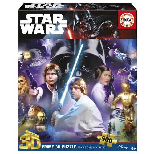 PUZZLE 3D LENTICULAR 500 PIEZAS STAR WARS