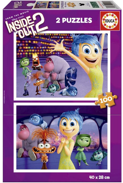 PUZZLE 2X100 PIEZAS INSIDE OUT 2