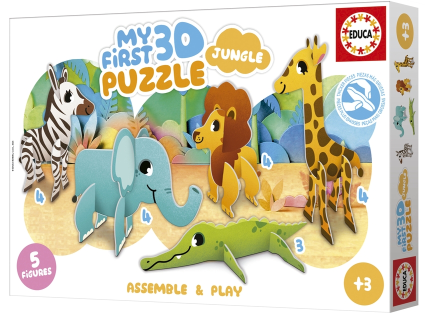  BABY PUZZLE 3D JUNGLA 