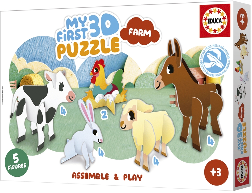  BABY PUZZLE 3D GRANJA 