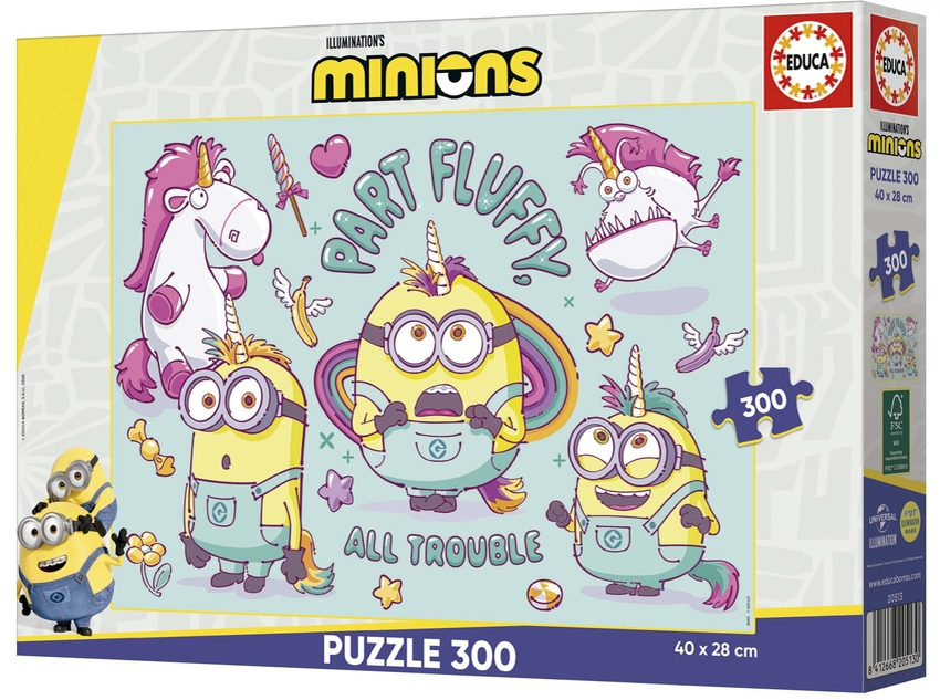  PUZZLE 300 PIEZAS MINIONS &amp;MONSTER 