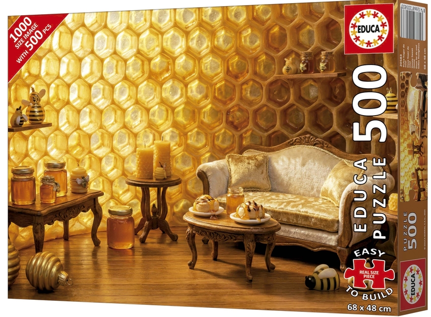  PUZZLE 500 PIEZAS PLUS DULCE HOGAR DE MIEL 