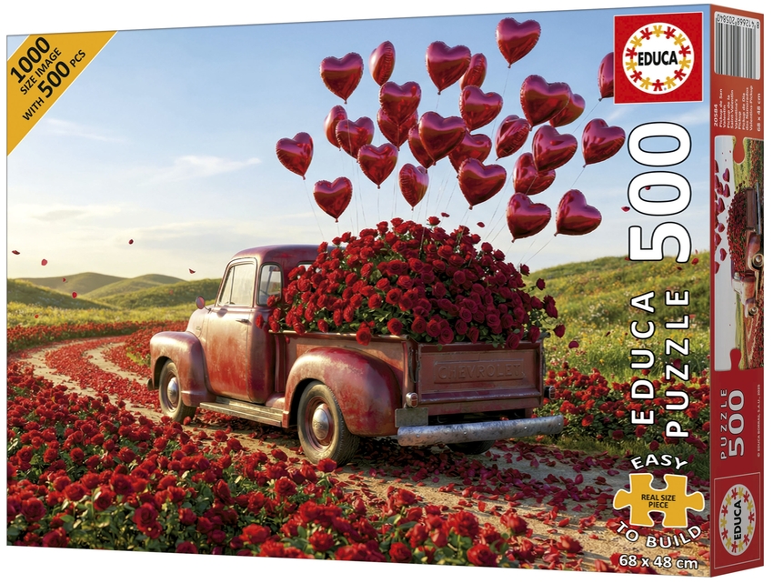  PUZZLE 500 PIEZAS PLUS PICK UP DE SAN VALENTIN 