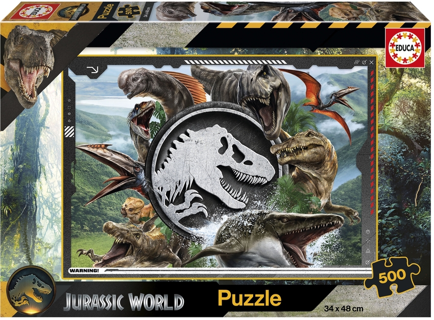  PUZZLE 500 PIEZAS JURASSIC WORLD 
