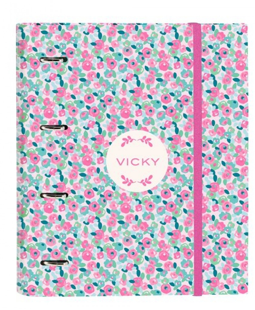 Carpeta con Folios 4 Anillas de Vicky Martin Berrocal 265x330mm 