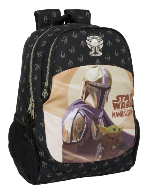 MOCHILA ADAPTABLE CARRO THE MANDALORIAN THIS IS THE WAY 32x44x16cm