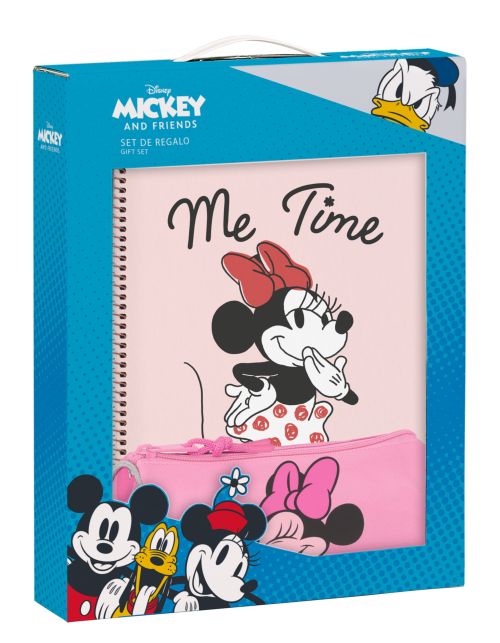 SET DE REGALO PEQUEÑO MINNIE MOUSE LOVING 28x35x6cm