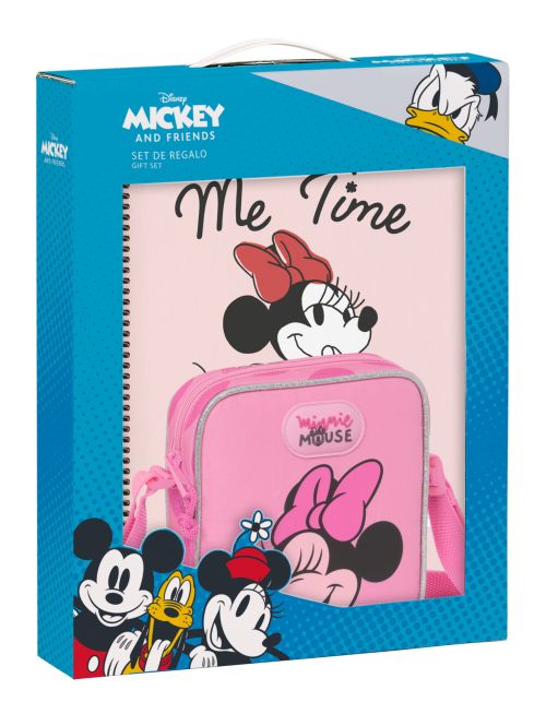 SET DE REGALO PEQUEÑO MINNIE MOUSE LOVING 28x35x6cm