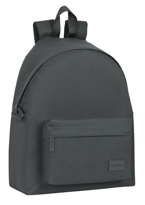  MOCHILA SAFTA BASIC GRIS 33x42x15cm 