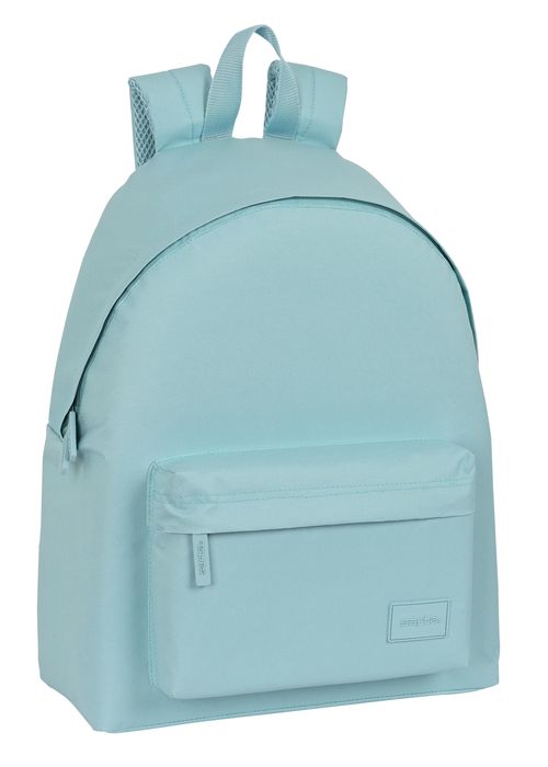  MOCHILA SAFTA BASIC AZUL 33x42x15cm 