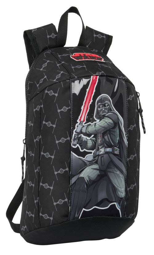 MINI MOCHILA CREMALLERA VERTICAL STAR WARS THE FIGHTER 22x39x1cm