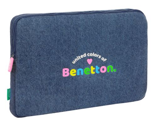 FUNDA PARA PORTATIL 15,6'' BENETTON DENIM 39,5x27,5x3,5cm