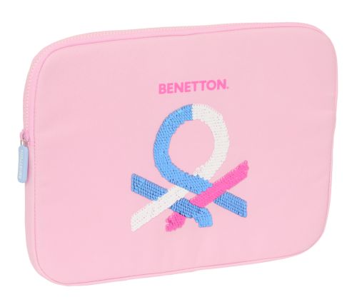 FUNDA PARA PORTATIL 15,6'' BENETTON PINK 39,5x27,5x3,5cm