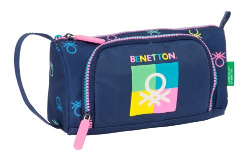 PORTATODO CON BOLSILLO DESPLEGABLE LLENO BENETTON COOL 20x11x8,5cm