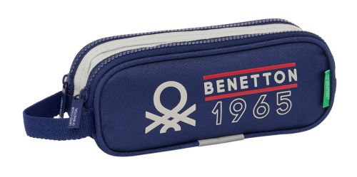 PORTATODO DOBLE BENETTON VARSITY 21x8x6cm