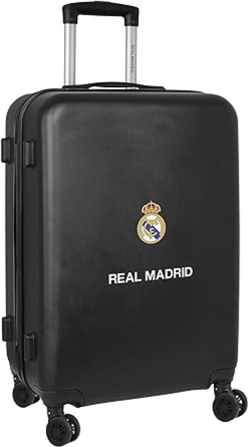 TROLLEY CABINA 24' REAL MADRID COLOR NEGRO