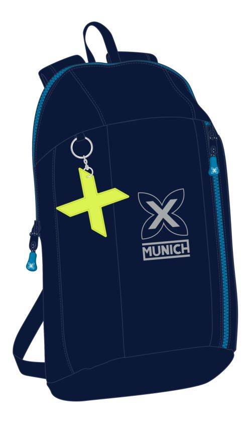 MINI MOCHILA CREMALLERA VERTICAL MUNICH NAUTIC 22x39x1cm