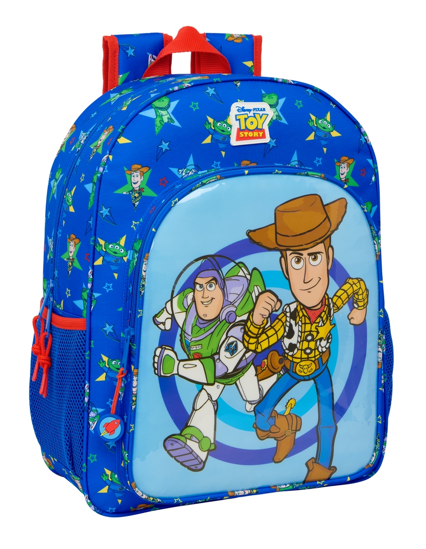  MOCHILA ADAPTABLE CARRO TOY STORY GOOD VIBES 33x42x14cm 
