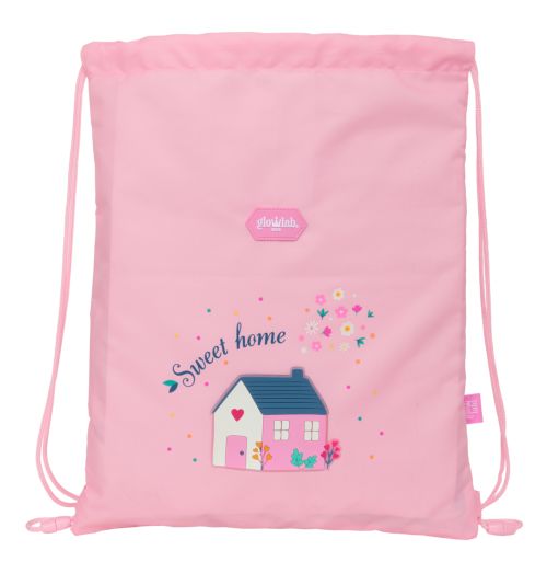 SACO PLANO JUNIOR RECICLADO GLOWLAB KIDS SWEET HOME 26x34x1cm