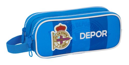 PORTATODO DOBLE REAL DEPORTIVO DE LA CORUÑA 21x8x6cm