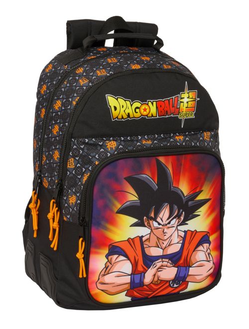 MOCHILA DOBLE ADAPTABLE CARRO DRAGON BALL 32x42x15cm