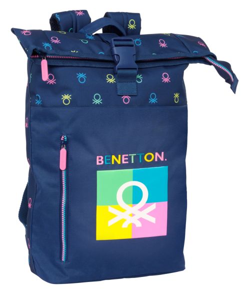 MOCHILA SOLAPA PARA PORTATIL 15,6'' BENETTON COOL 28x42x13cm