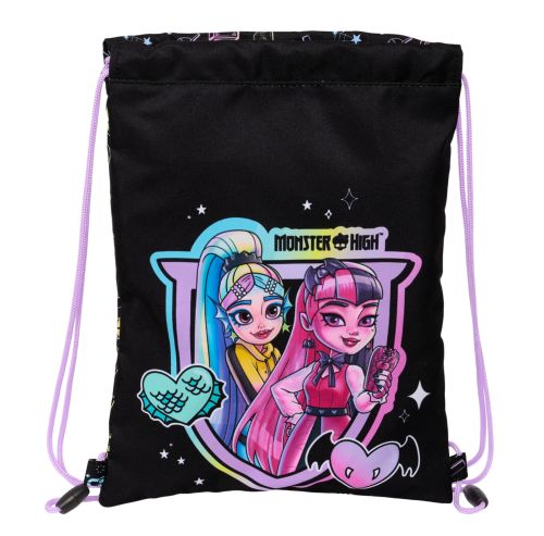 SACO PLANO JUNIOR MONSTER HIGH 26x34x1cm