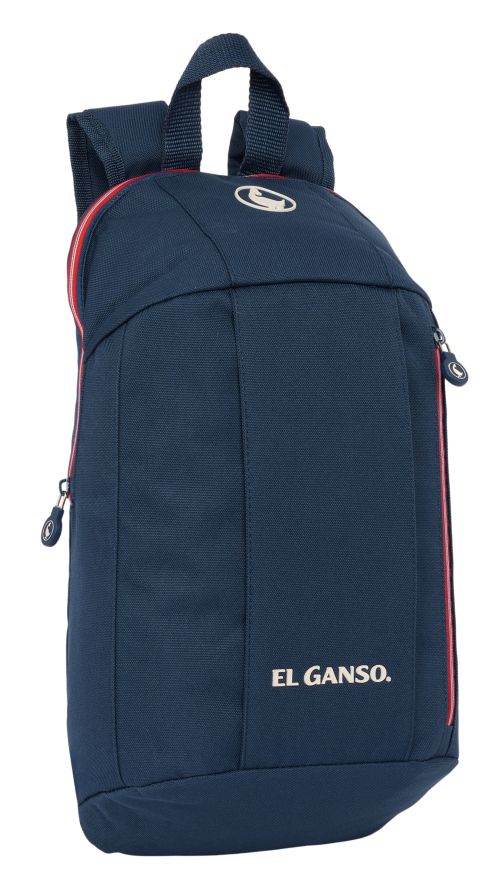 MINI MOCHILA CREMALLERA VERTICAL EL GANSO CLASSIC 22x39x1cm